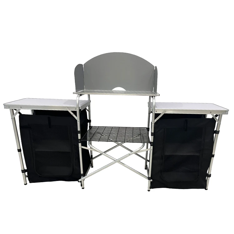 Przenośny aluminiowy składany  – Camping Cooking Kitchen recenzja i cena
