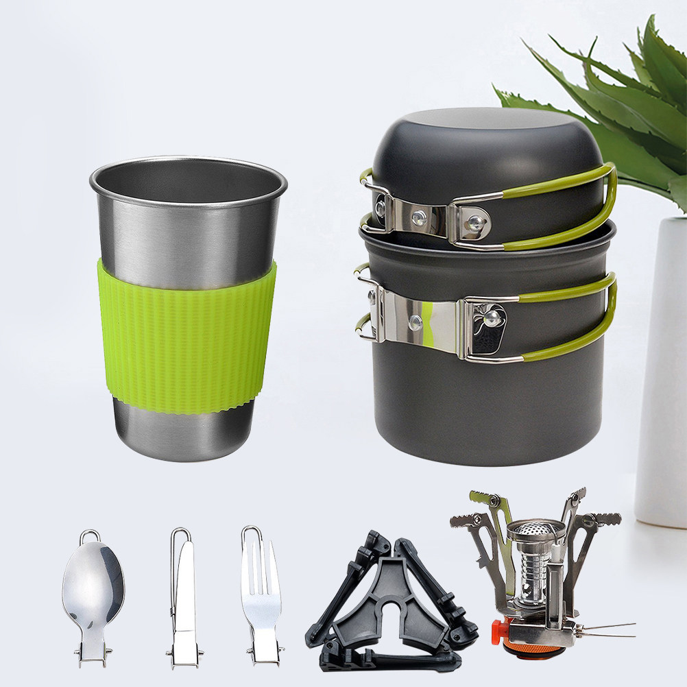 Lekki, przenośny zestaw naczyń – Camping Cooking Sets recenzja i cena